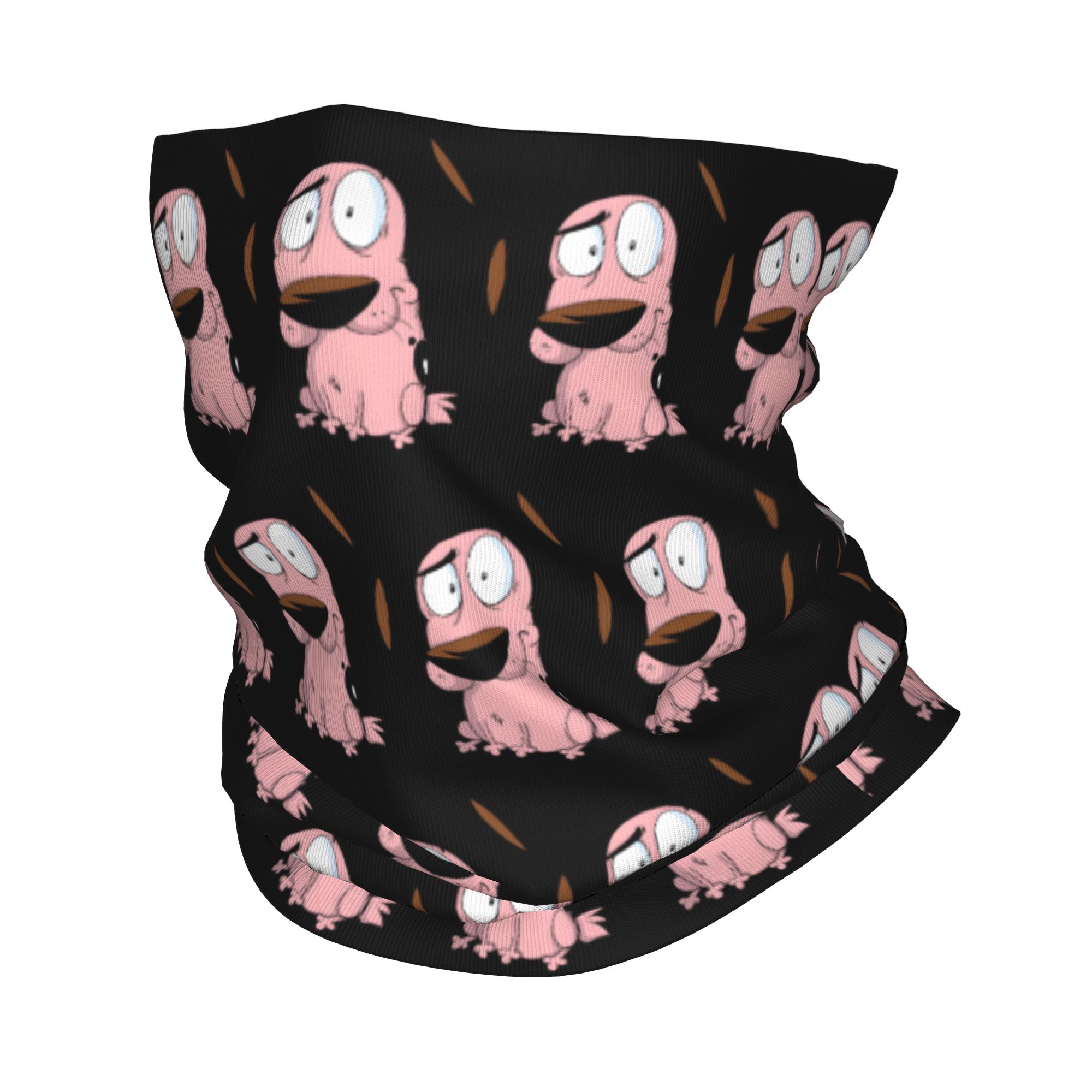 Pet Portrait Custom - Custom Cartoon Courage Dog Winter Headband