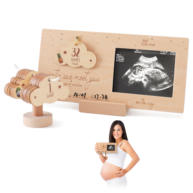 Sonogram Picture Frame Baby Ul - Engraved Wood Frame review and price