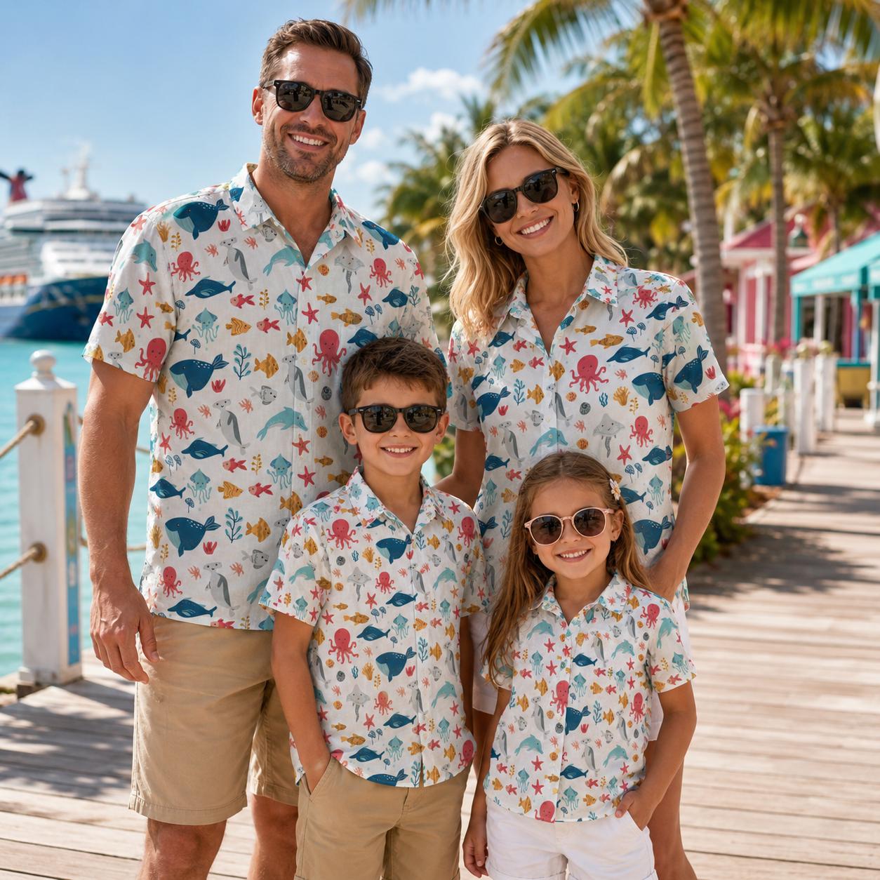Hawaiian Children's Shirt Plan - Family Tree Print review and price