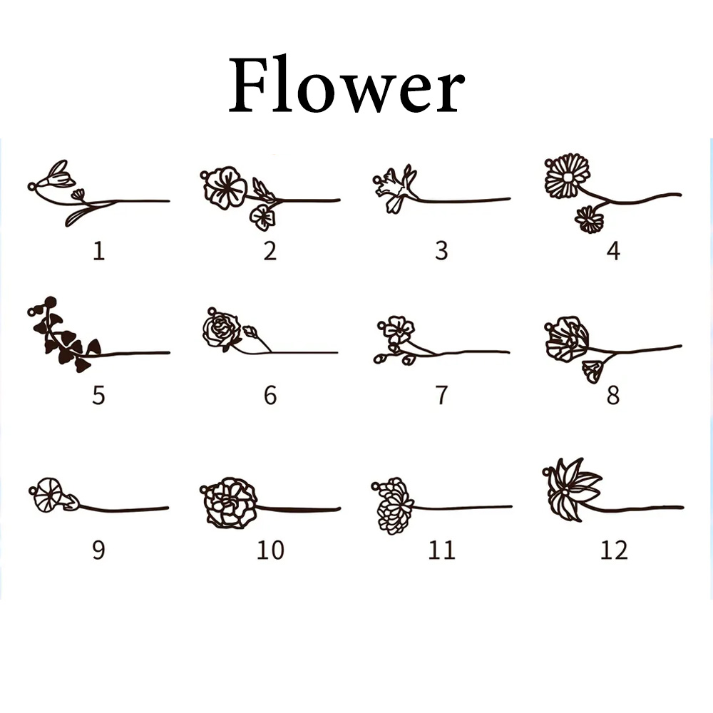 Haiyufly Personalized Custom N - Birth Flower Necklace review and price
