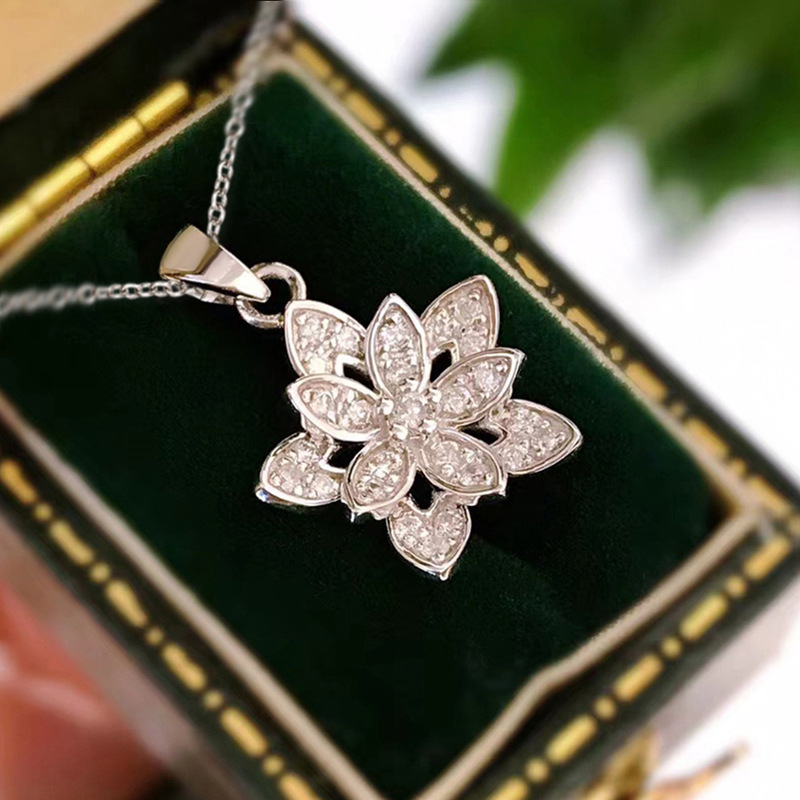 925 Sterling Silver Flower Nec - Birth Flower Necklace review and price